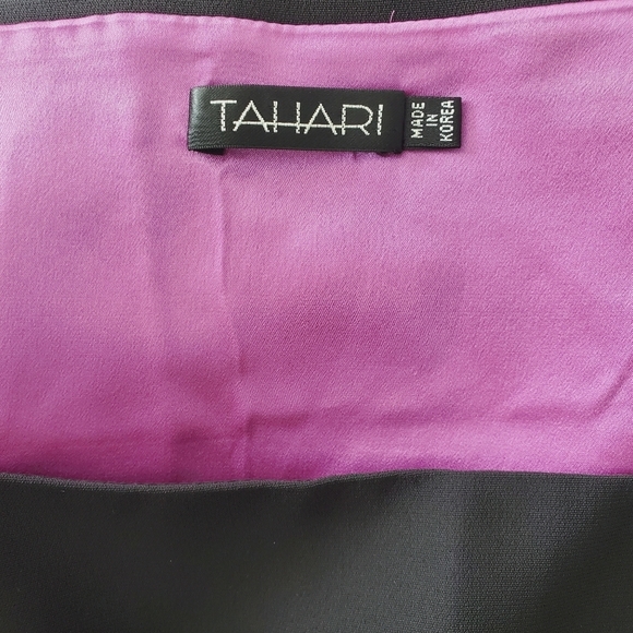 NEW Tahari Black Long Dress - Picture 4 of 6